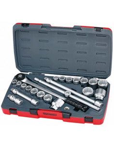 Juego De Llaves De Vaso Bihexagonales 3/4" T3422s 22 Pzas