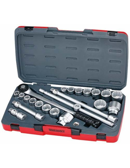 Juego De Llaves De Vaso Bihexagonales 3/4" T3422s 22 Pzas