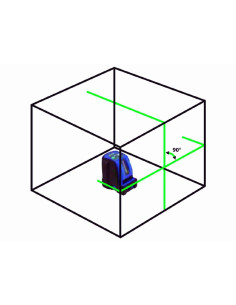 Láser De 2 Lineas Cruzadas Verde 1001 Hv-G 2