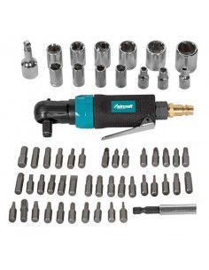 Carraca Aire Comprimido Rs 3/8" C/Pu  Puntas Y Vasos Rs 3\8" Pro