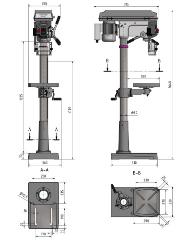 Taladro Optidrill D 23pro - 400v 3ph