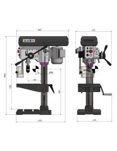 Taladro Con Avance Automático  Dh 28ft - 400v