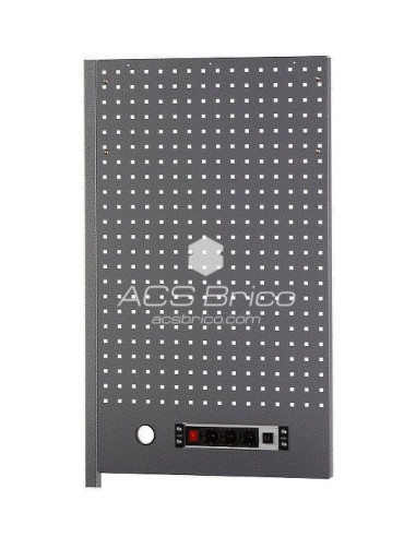 Panel perforado Pared Con Regleta Alyco 192847