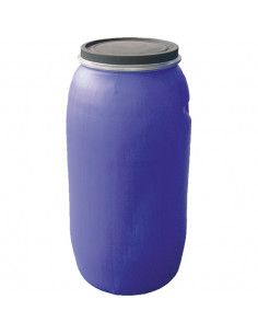 Depósito Bidón 220 Litros Boca Ancha Fleje Polipropileno