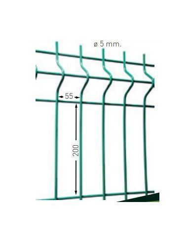 Panel Valla Hércules Plus Verde 2,50x1,225 m