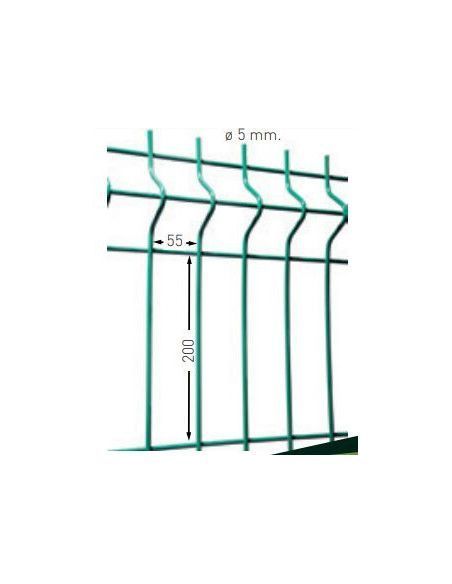 Panel Valla Hércules Plus Verde 2,50x1,225 m