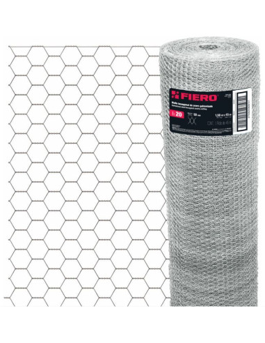 Malla Hexagonal Acero Galvanizado 25mm 1m 45m