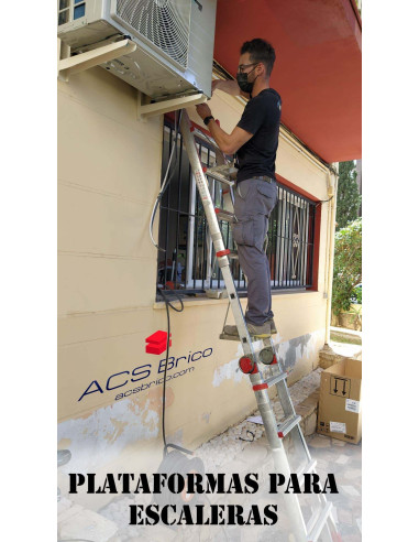 Plataforma Escaleras Acero Inoxidable Interna Pies Modelo-1