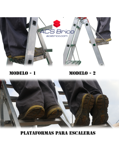 Plataforma Escaleras Acero Inoxidable Interna Pies Modelo-1