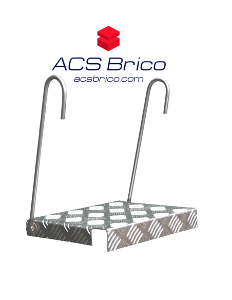 Plataforma Escaleras Acero Inoxidable Interna Pies Modelo-1