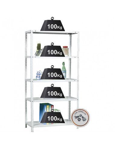 Estantería Metálica 1800x900x400 mm - 500 Kg