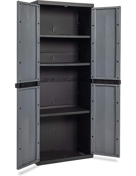 Armario Resina 3 Estantes 165x65x37 cm