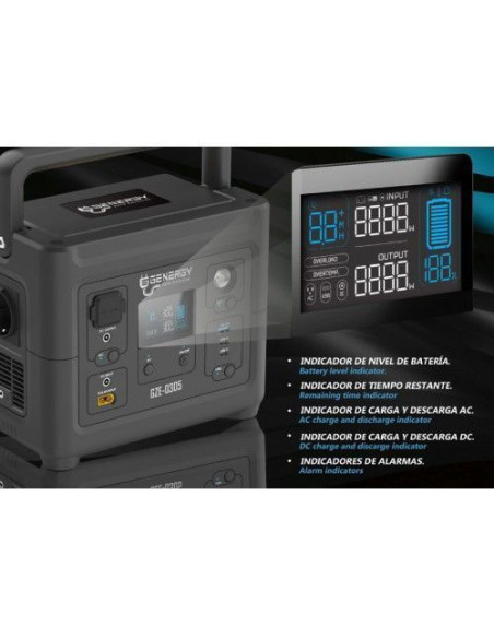 Generador Eléctrico Genergy GZE0305 - Estación de Energía