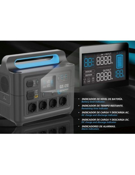 Generador Eléctrico Genergy GZE1210 - Estación de Energía