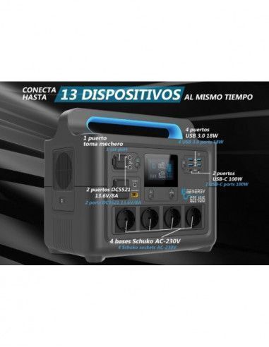 Generador Eléctrico Genergy GZE1515 - Estación...