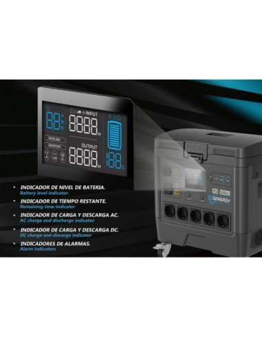 Generador Eléctrico Genergy GZE2020R + Batería Extraible - Estación de Energía