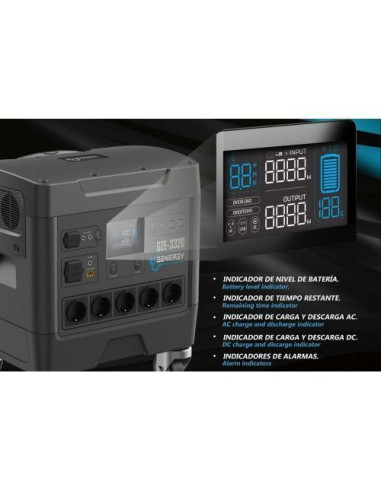 Generador Eléctrico Genergy GZE3320 - Estación de Energía