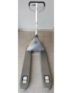 Transpaleta Acero Inoxidable Hidráulica 2000 Kg -...