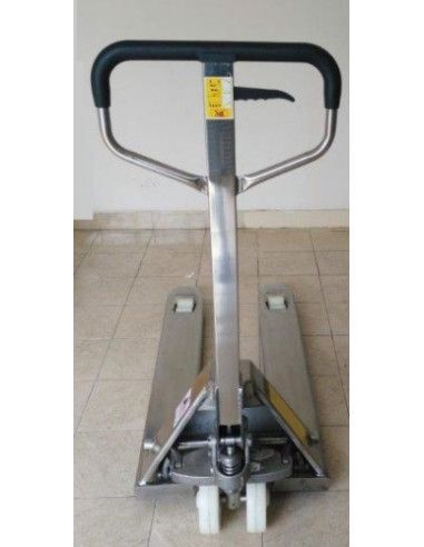 Transpaleta Acero Inoxidable Hidráulica 2000 Kg...