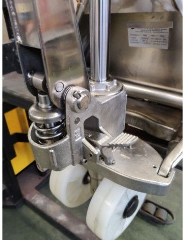 Transpaleta Acero Inoxidable Hidráulica 2000 Kg...