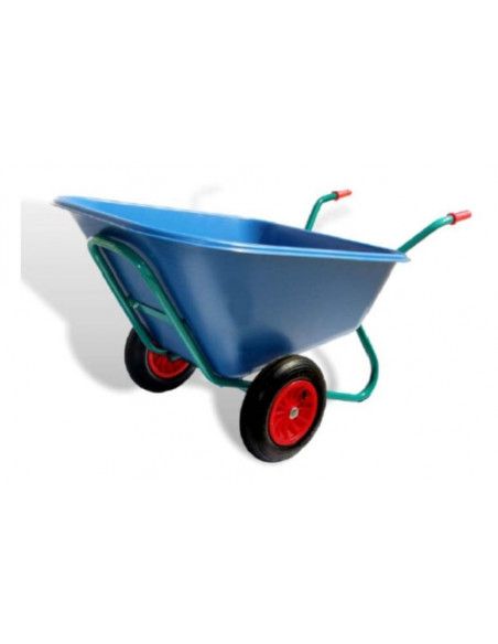 Carretilla Cuba 300 Litros Polipropileno - 2 Ruedas Impinchable