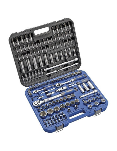 Juego Llaves de Vaso de 1/2", 1/4" Y 3/8" - 155 Piezas Alyco 192386