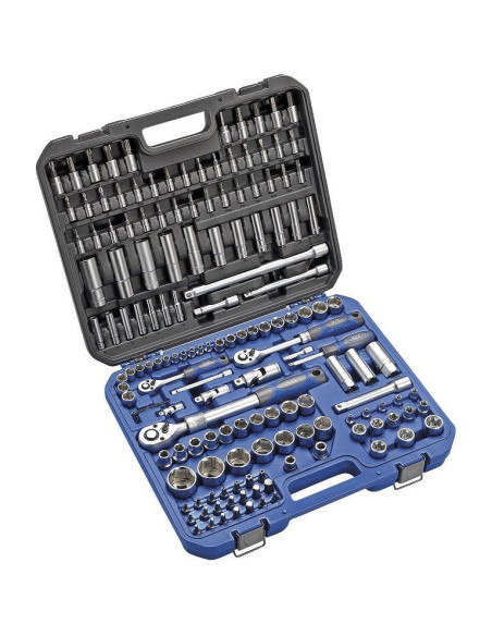 Juego Llaves de Vaso de 1/2", 1/4" Y 3/8" - 155 Piezas Alyco 192386