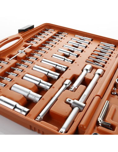 Juego Llaves de Vaso de 1/2", 1/4" y 3/8" - 171 Piezas Alyco 170745