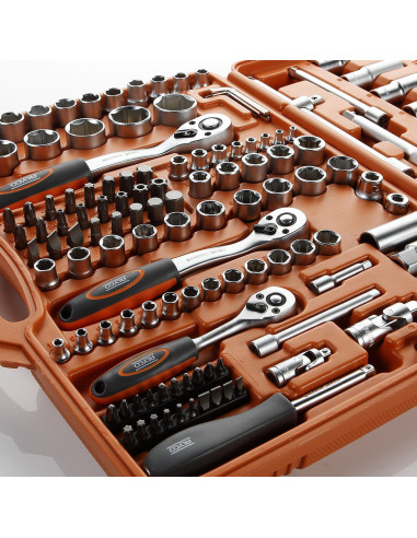 Juego Llaves de Vaso de 1/2", 1/4" y 3/8" - 171 Piezas Alyco 170745