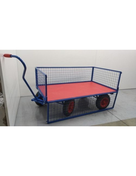 Remolque Plataforma Malla Industrial 1000 Kg - 2000x1000x720 Mm