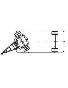 Remolque Plataforma Doble Sencillo Industrial 2000 Kg - 2000x1000x544 Mm 2
