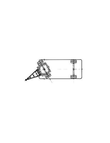 Remolque Plataforma Doble Sencillo Industrial 2000 Kg - 2000x1000x544 Mm
