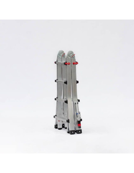 Escalera Telescópica Aluminio 3+3 Peldaños Teleflex