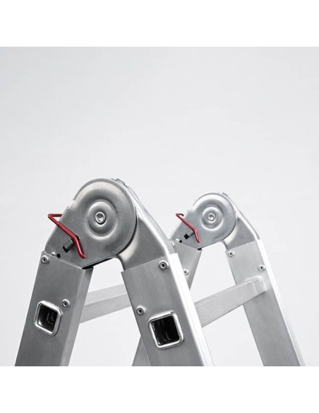 Escalera Telescópica Aluminio 4+4 Peldaños Teleflex