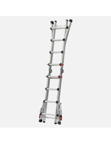 Escalera Telescópica Aluminio 5+5 Peldaños Teleflex