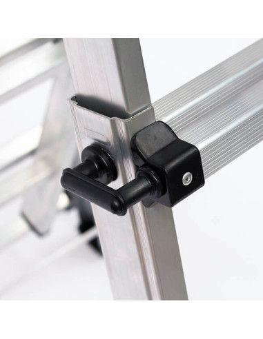 Escalera Telescópica Articulada Aluminio 3+3...