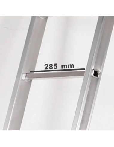 Escalera Telescópica Articulada Aluminio 3+3...