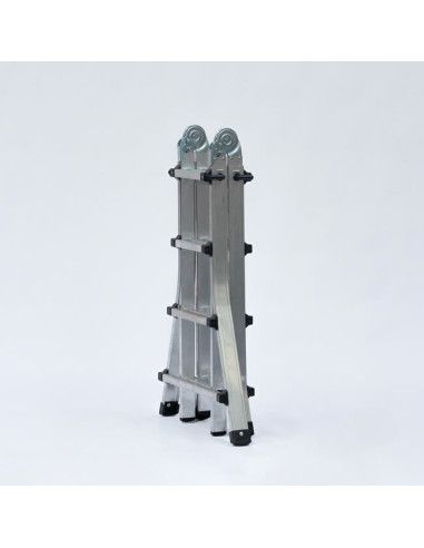 Escalera Telescópica Articulada Aluminio 4+4...