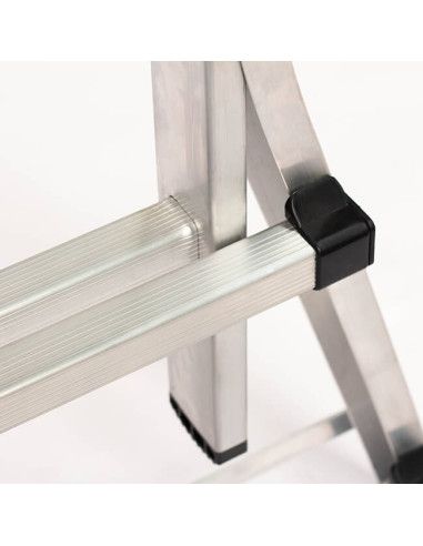 Escalera Telescópica Articulada Aluminio 4+4...