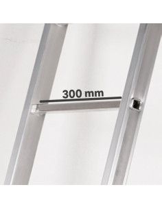 Escalera Aluminio 3x12 CUERDA - 3,44+3,44+3,44 M - 80x25mm 2