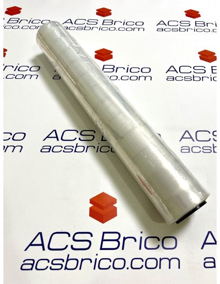 Film Plástico Estirable Transparente 1,20 Kg - Mandril 100 Gr Pet