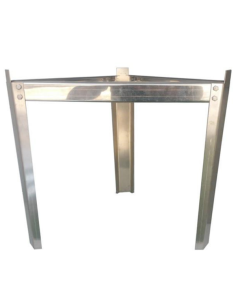 Trípode Depósito Acero Inox 1000 Litros - 1025x400