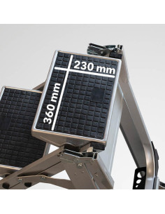 Escalera Joker Aluminio Profesional 2 Peldaños 2