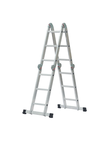 Escalera Multiflex Aluminio Profesional 4x3 Peldaños