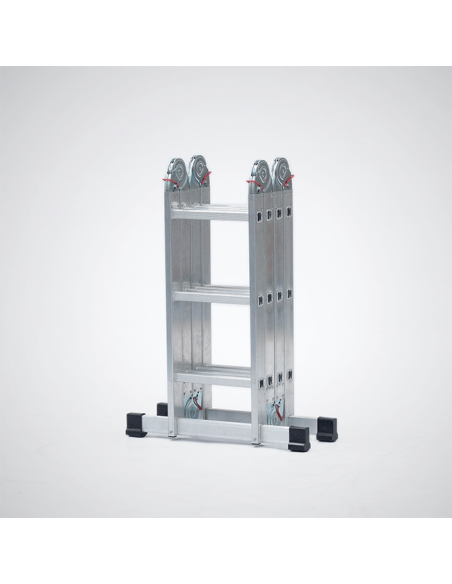 Escalera Multiflex Aluminio Profesional 4x3 Peldaños