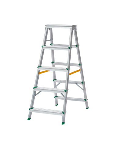 Escalera Doble Aluminio 3 Peldaños