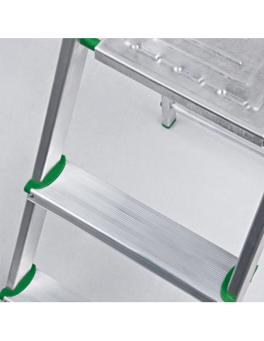 Escalera Doble Aluminio 5 Peldaños