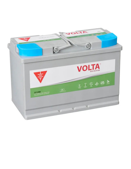 Batería Solar Volta SP1200D AGM 120Ah C100 12V