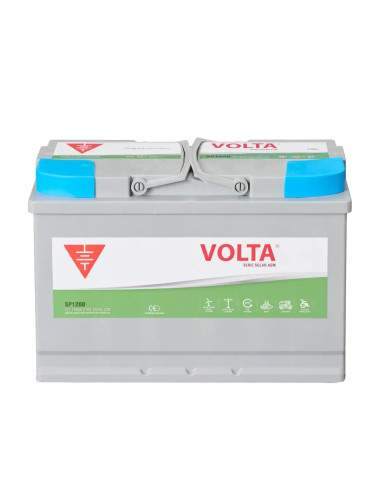 Batería Solar Volta SP1200D AGM 120Ah C100 12V