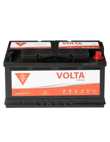 Batería Coche 95Ah 700A EN Basic Volta B950D +Dcha